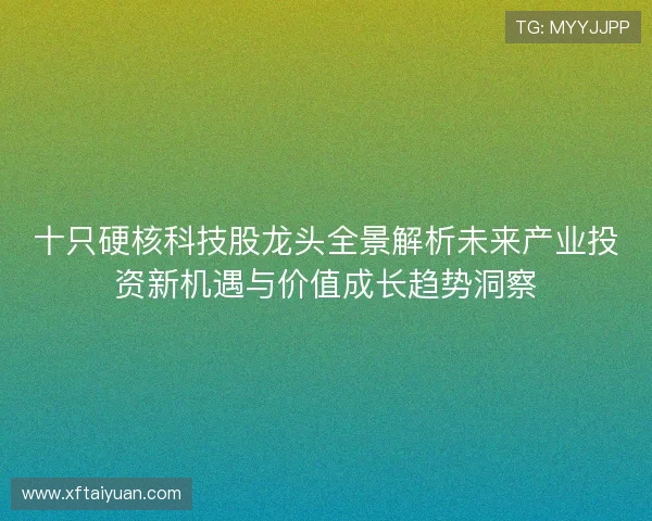 十只硬核科技股龙头全景解析未来产业投资新机遇与价值成长趋势洞察 十只硬核科技股龙头全景解析未来产业投资新机遇与价值成长趋势洞察